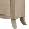 Fea Nightstand w USB Ports | 2 Drawers | Natural Oak Brown BM340994