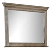 Zea Vanity Dresser Mirror | Elegant Crown Moldings in Aged Oak Brown BM340996