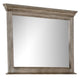 Zea Vanity Dresser Mirror | Elegant Crown Moldings in Aged Oak Brown BM340996