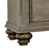Zea Nightstand for Bedroom | 3 Drawers | Transitional Aged Oak Brown BM340997