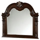 Kera Vanity Dresser Mirror | Vintage Camelback Design | Cherry Brown BM340998