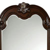Kera Vanity Dresser Mirror | Vintage Camelback Design | Cherry Brown BM340998