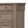 Roi Tall Dresser Chest | 5 Drawers Metal Handles | Weathered Gray BM341000