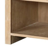 Rexa Nightstand w 1 Drawer | Metal Finger Pulls | Natural Oak Brown BM341003