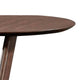 Mena Accent Side End Table | 20" Round Top | Walnut Brown Solid Wood