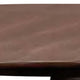 Mena Accent Side End Table | 20" Round Top | Walnut Brown Solid Wood