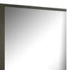 Kena Vanity Dresser Mirror | 2 Tone Metallic Gray Asymmetrical Frame