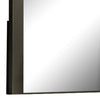 Kena Vanity Dresser Mirror | 2 Tone Metallic Gray Asymmetrical Frame