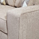 Marlow Sofa w/ 2 Pillows | Boxy Track Arms | Beige Chenille 83’’ BM341022