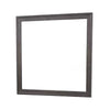 Dresser Mirror | Charcoal Gray Poplar Wood Frame | Square 40’’ BM341028
