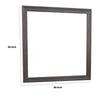 Dresser Mirror | Charcoal Gray Poplar Wood Frame | Square 40’’ BM341028