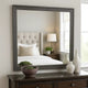 Dresser Mirror | Charcoal Gray Poplar Wood Frame | Square 40’’ BM341028