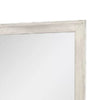 Dresser Mirror | Antique White Poplar Wood Frame | Square 40’’ BM341029