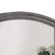 Dresser Mirror | Gray Pine Wood Frame | Farmhouse Carved Details 36x42