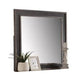 Dresser Mirror | Rustic Brown & Charcoal Gray Wood Frame | 36’’ BM341034
