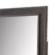Dresser Mirror | Rustic Brown & Charcoal Gray Wood Frame | 36’’ BM341034