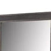 Dresser Mirror | Rustic Brown & Charcoal Gray Wood Frame | 36’’ BM341034