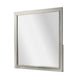 Dresser Mirror | Subtle Antique White Rubberwood | Square 40’’ BM341039