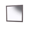 Dresser Mirror | Foil Gray Solid Wood | 35x39 Broad Frame Design BM341045