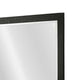 Portrait Dresser Mirror | Black | Rubberwood | 36x40 Wide Frame Profile BM341046