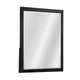 Portrait Dresser Mirror | Black | Rubberwood | 36x40 Wide Frame Profile