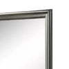 Modern Dresser Mirror | Dark Gray | Square 38’’ Solid Wood Frame BM341047