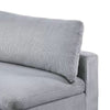 Nolan Armless Modular Chair w Square Frame | Light Gray Corduroy BM341048
