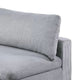 Nolan Armless Modular Chair w Square Frame | Light Gray Corduroy BM341048