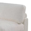 Nolan Armless Modular Chair w Square Frame | Plush Beige Corduroy BM341050