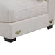 Nolan Armless Modular Chair w Square Frame | Plush Beige Corduroy BM341050