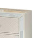 Athon Nightstand w 2 Drawers | Built-In Charging Port | Ivory Wood BM341062