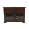 Garry Sideboard Buffet Console | 2 Drawers | Cabinets | Cherry Brown | 56"