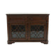 Garry Sideboard Buffet Console | 2 Drawers | Cabinets | Cherry Brown | 56"
