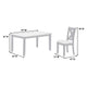Carla 7pc Dining Table Set 6 Chairs | Nailhead Trim | Farmhouse Gray Wood