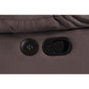 Harper Manual Reclining Sofa | USB Port | Brown Tufted Velvet | 84"