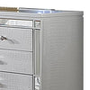 Bailey Wide Dresser | Mirror Trim & 9 Drawers | Silver Wood BM341082