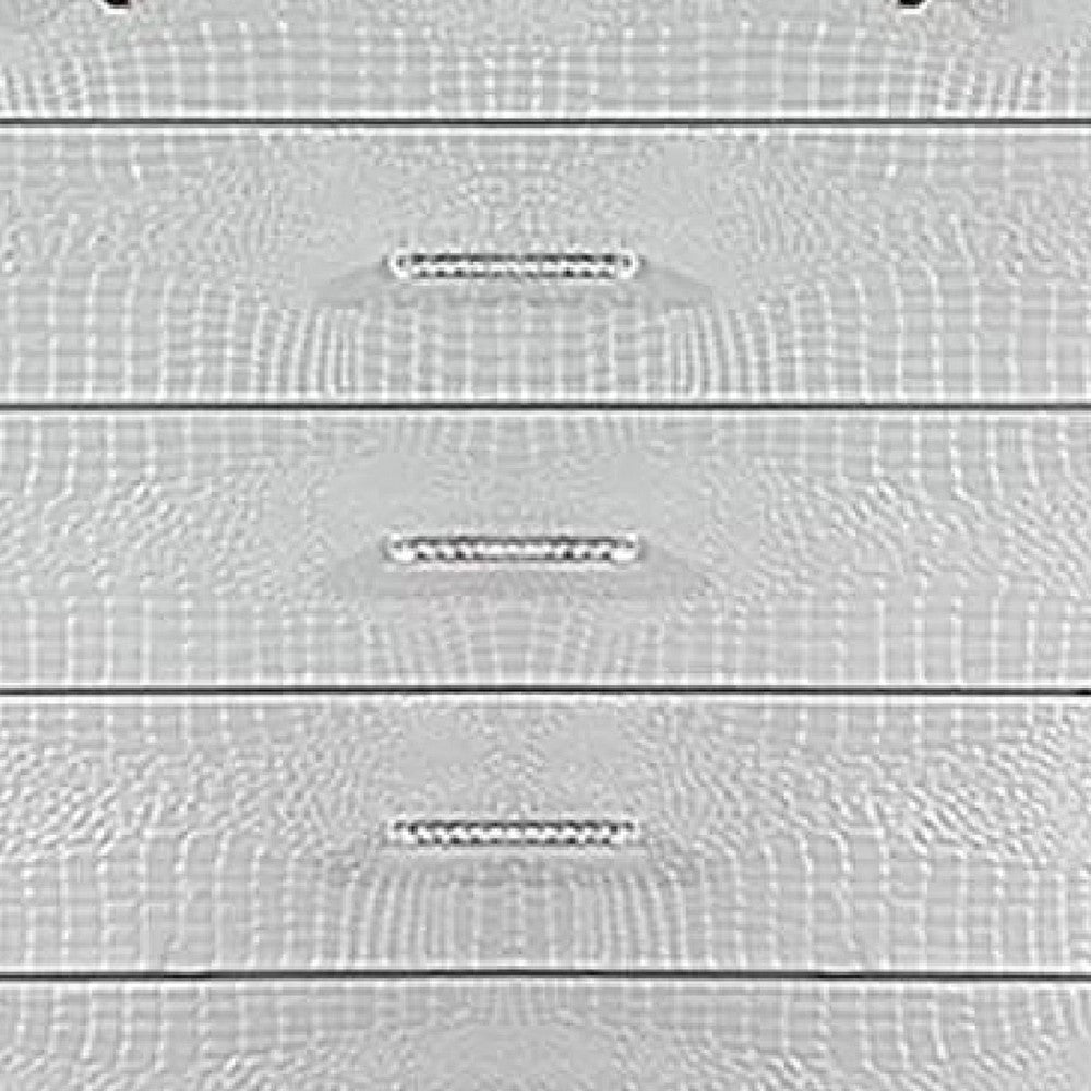 Bailey Tall Dresser Chest | Mirror Trim & 5 Drawers | Silver Wood BM341083