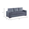 Redie Convertible Sofa w Pull-Out Bed | Dark Gray BM341093