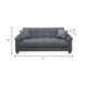 Tahira Convertible Sofa w Tapered Legs | Gray Box-Tufted Microfiber BM341102