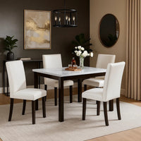 Espresso Brown, White
