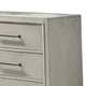Simone Wide Dresser | 6 Drawer & Block Feet | Antique White Wood BM341111