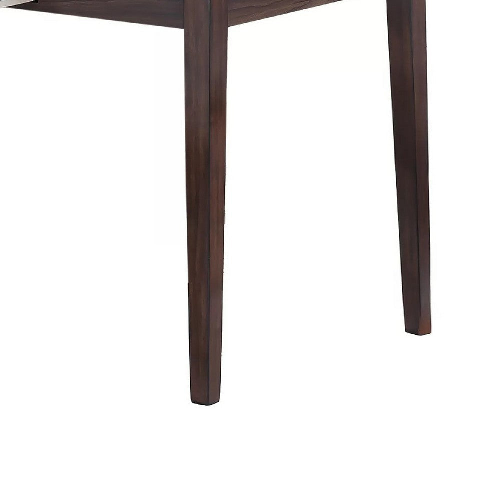 Sheryl Counter-Height Table with Lift Top Hidden Storage | Walnut Brown BM341113