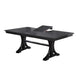 Berny Dining Table | Extension Leaf | Trestle Base | Gray Wood | 64-46’’ BM341116