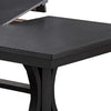 Berny Dining Table | Extension Leaf | Trestle Base | Gray Wood | 64-46’’ BM341116