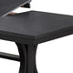 Berny Dining Table | Extension Leaf | Trestle Base | Gray Wood | 64-46’’ BM341116