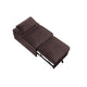 Danyl Convertible Sofa w Pull-Out Bed | Brown Channel Tufted Corduroy BM341123