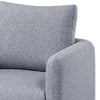 Wade Swivel Armchair w 360 Rotation & Square Frame | Gray Boucle BM341124