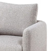 Wade Swivel Armchair w 360 Rotation | Square Frame | Beige Boucle BM341125
