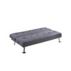 Milana Convertible Sofa Bed | USB Port | Blue Gray Fabric | 66’’ BM341129