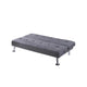 Milana Convertible Sofa Bed | USB Port | Blue Gray Fabric | 66’’ BM341129